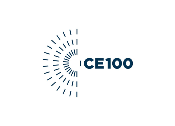CE100 徽標。
